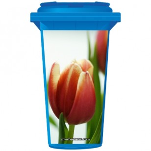 Tulips Wheelie Bin Sticker Panel